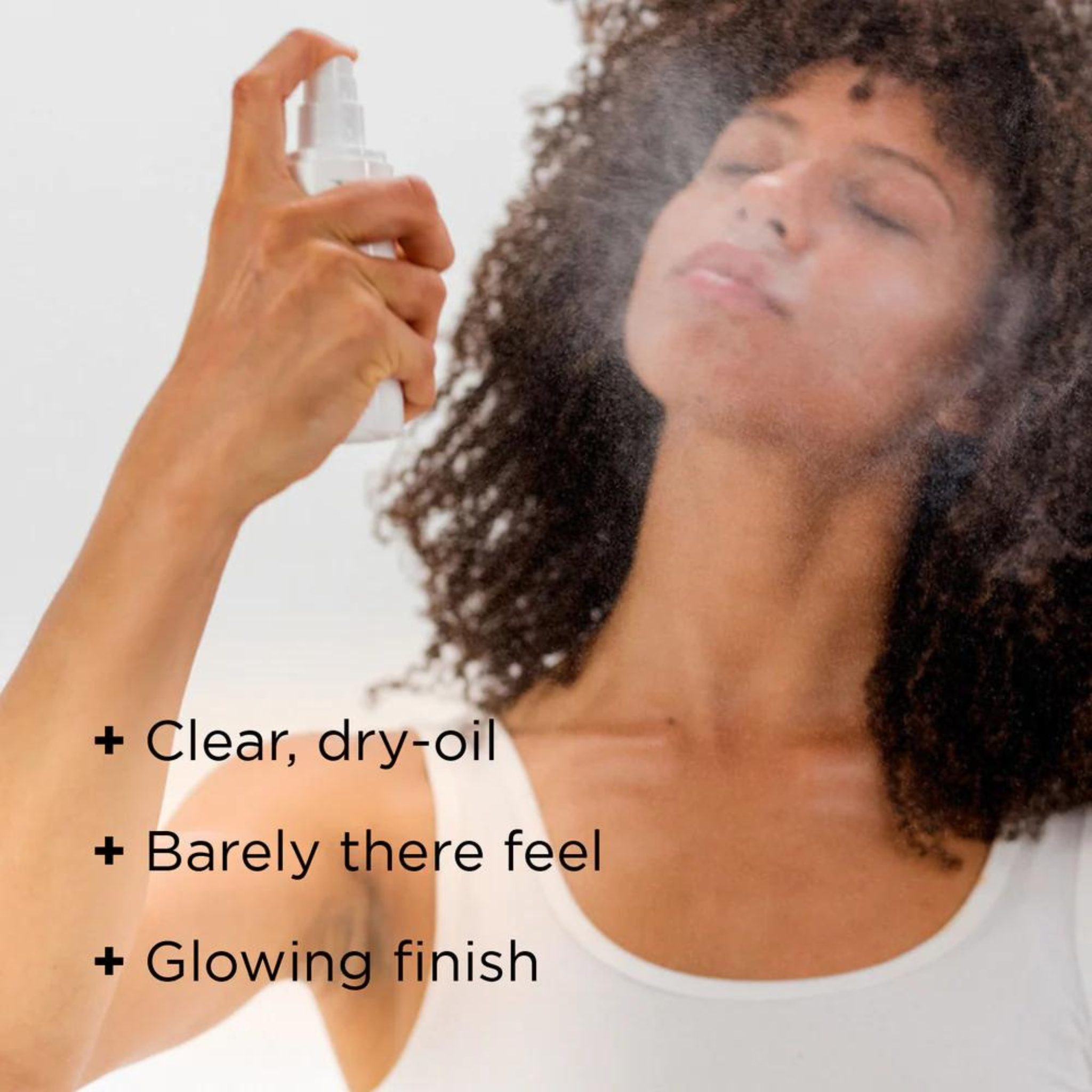 description of the application of the Saily Prevention SPF30 Mist